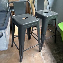 Black Metal Chairs