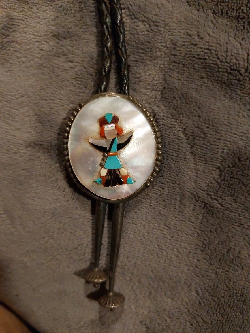 Vintage Navajo bolo tie