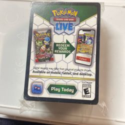 Unscand Pokémon, trading card games live cards