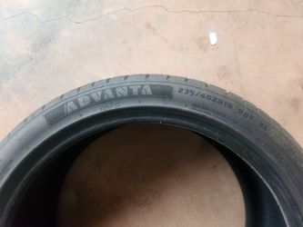 1 -Advanta  235/40zr19 (practically new)