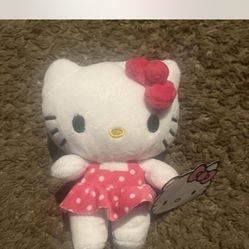 hello kitty plushie like new