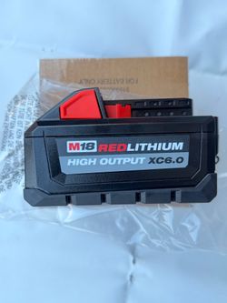 Milwaukee M18 6.0Ah High Output Battery