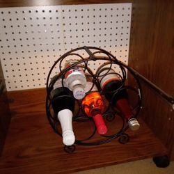 Cast Iron Wine Rack