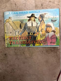 I Can Read About The First Thanksgiving PB 1977 Troll Illustrated