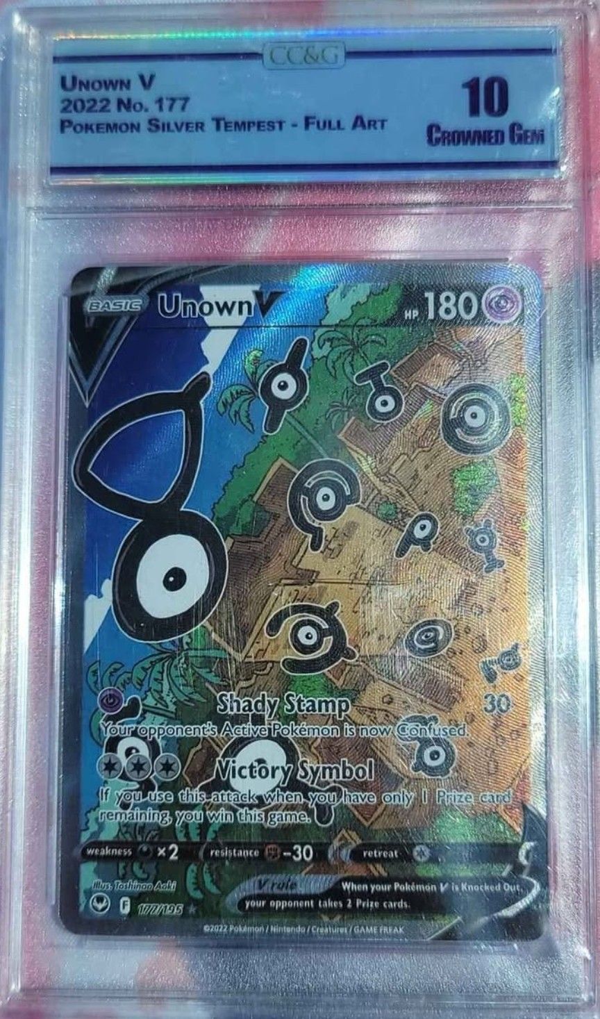 CC&G 10 Unown V (Alt Art) Pokemon Tcg