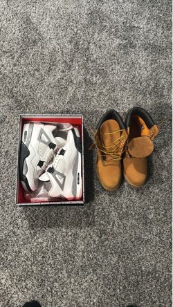 Jordan 4s + Timberlands
