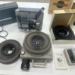 2  Movie Projector /  2. Slide Projectors Plus Extras