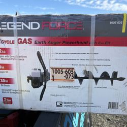 52 cc 2-Cycle Gas Powered 1-Man Earth Auger with 8 in. Bit