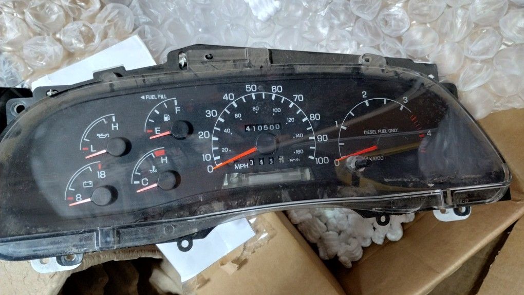 1999 FORD DIESEL DUALLY INSTRUMENT PANEL