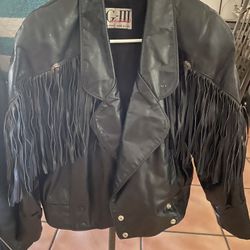 3 Leather Jackets. Priced Each, Small And Med Sizes 