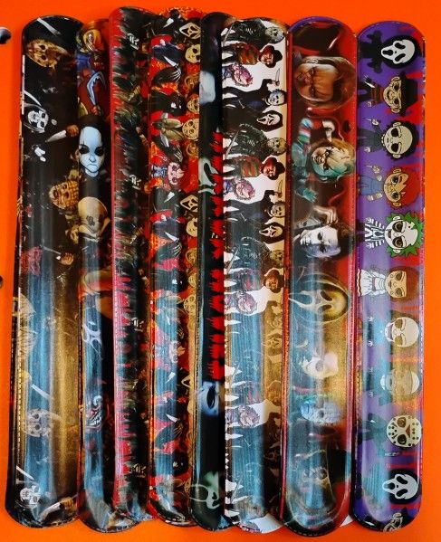 Horror Snap On Bracelets lot of 35