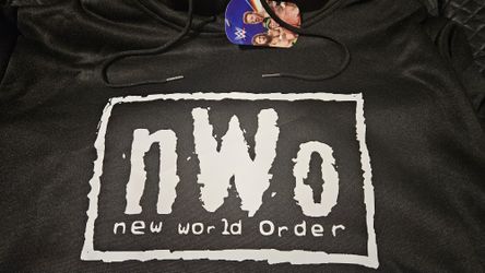 WWE WWF Wrestling Hoodie NEW Mens L NWT NWO