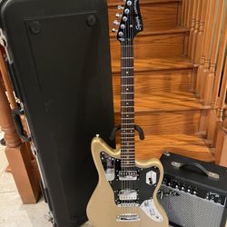 Squier Contemporary Jaguar (Brand New) W/ Hardshell Case, Fender Amp 
