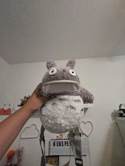Totoro plush backpack