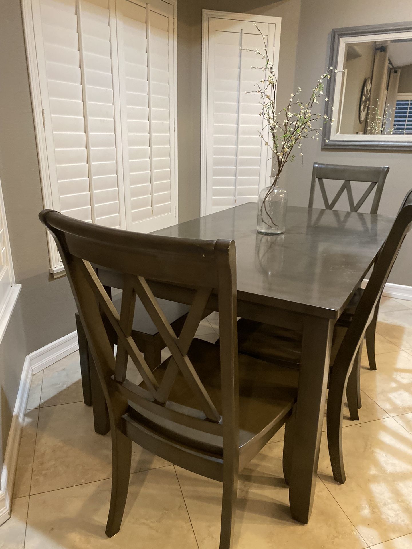 Kitchen Table + 4 Chairs + Bench