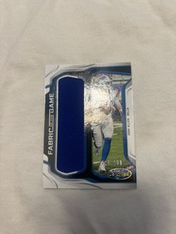 2019 Panini Certified Fabric Of The Game Josh Allen /299