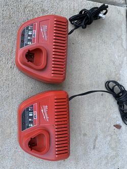 Milwaukee 12V Chargers (New)