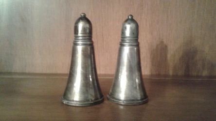 STERLING SALT & PEPPER SHAKERS