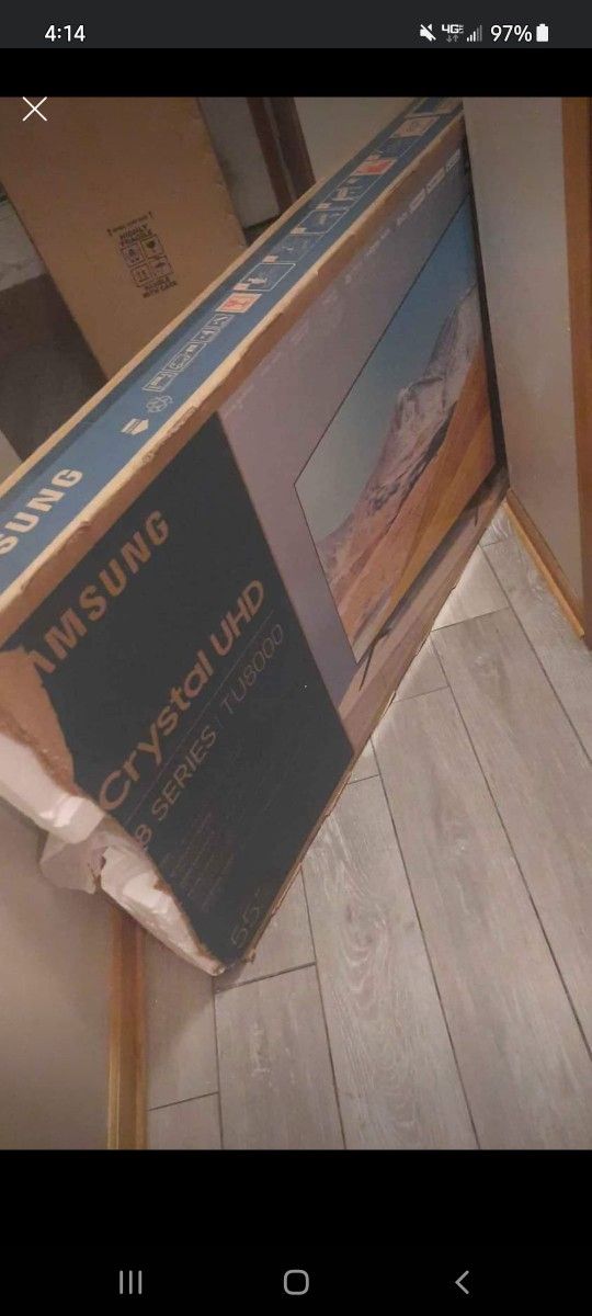 55in Samsung Crystal UHD TV