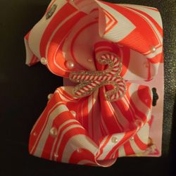 New Christmas Candy Cane Jo Jo Siwa Bow