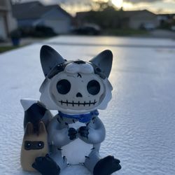 Furry Bones Bandit In a Raccoon Costume