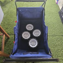 Beau Jardin 300lb Utility Wagon Cart with Foldable