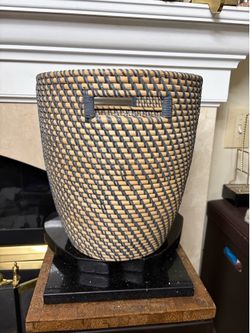 RAGKORN  natural woven plant pot 12”