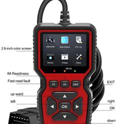 V519 OBD2 Scanner, Classic Enhanced Mode 6 Engine Fault Code Reader OBDII CAN Diagnostic Scan Tool, One-Click Smog Check, DTC Lookup.