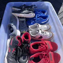 Large Lot Of Boys Shoes