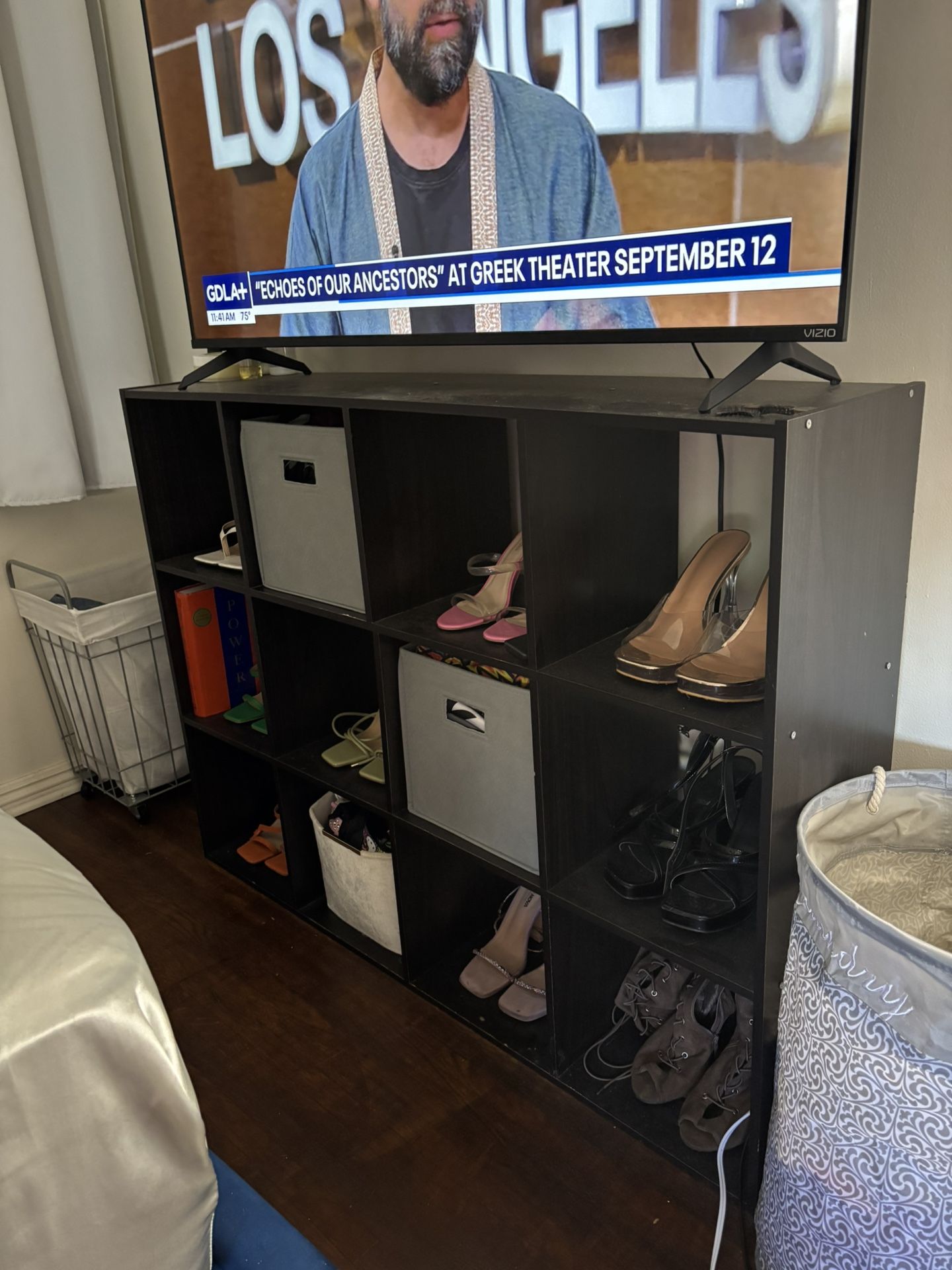 Black Storage Cubby