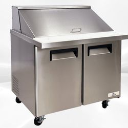 NSF Sandwich Prep Table mega 36 ins SCLM2-36-E-HC