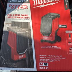 New Milwaukee Bluetooth Speaker With Charge And Battery