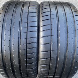 Two 235-35-20 Michelin Pilot Sport 4s Total Performance 98% Life 