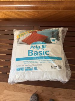 Make Your Home Look Pretty! 2 Brand New Pillow Inserts For 16 X 16 Pillow!
