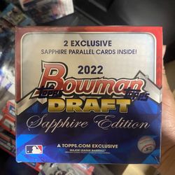 2022 Bowman Draft Sapphire Edition Baseball Hobby Box Sealed