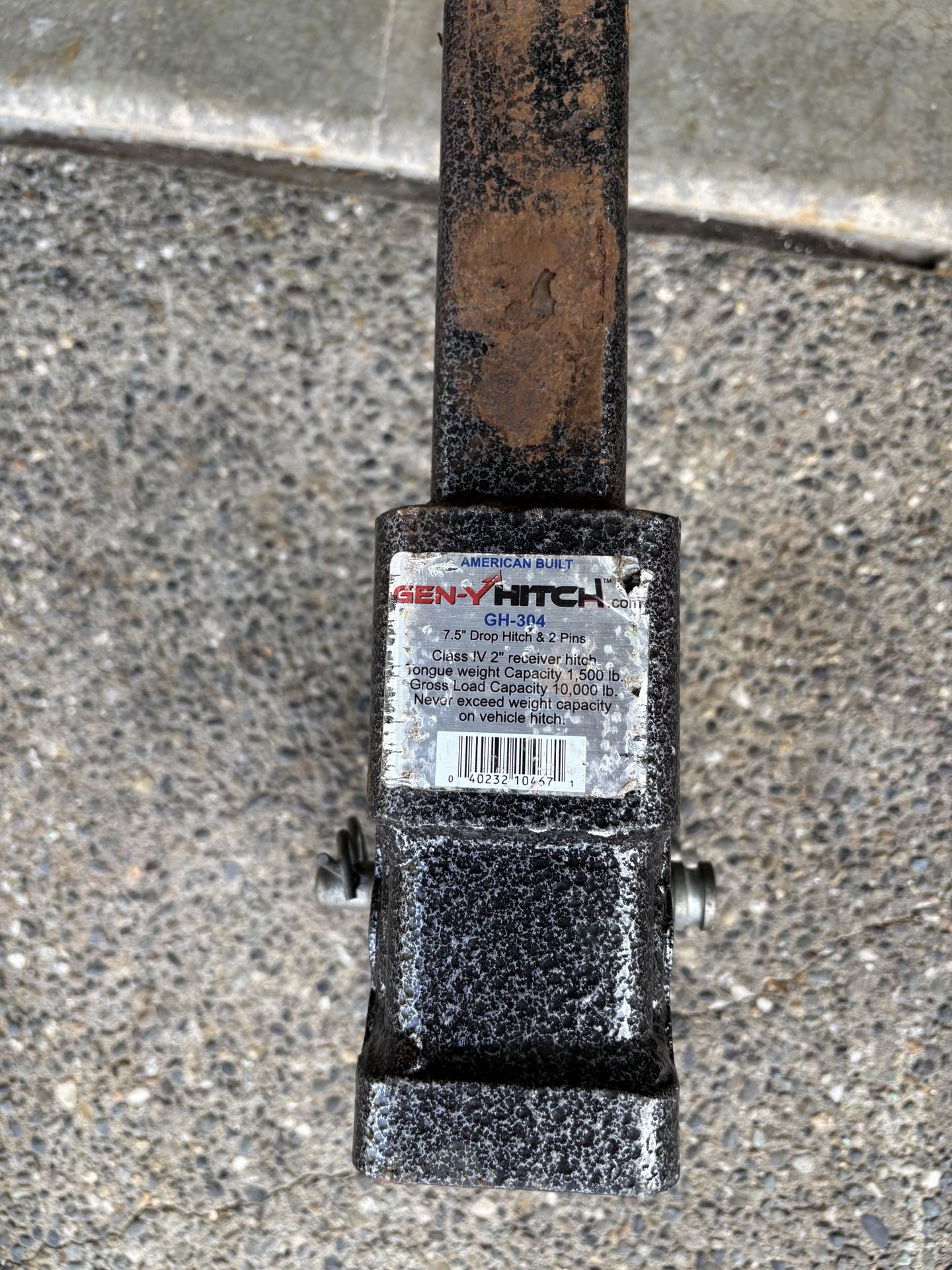 Gen Y Hitch GH-304 --- Mega-Duty Four Position 2" Shank only - 10k