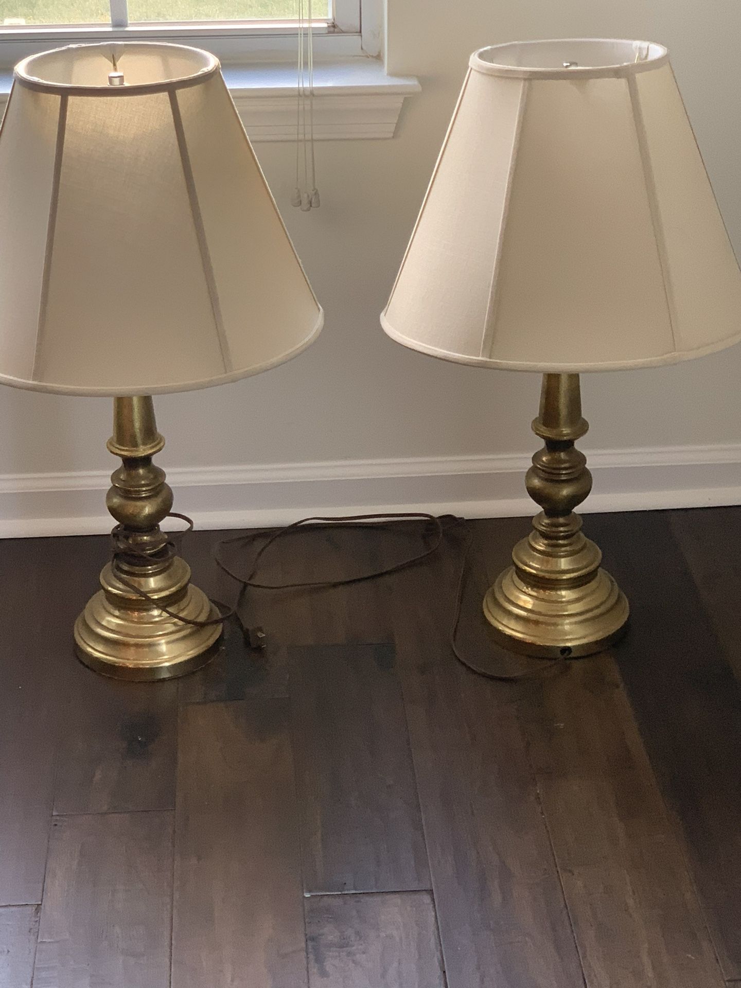 Antique Lamps With Custom Shade