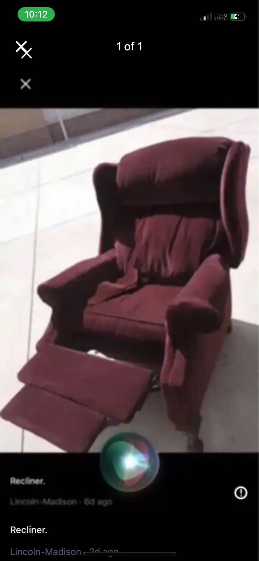 Recliner.