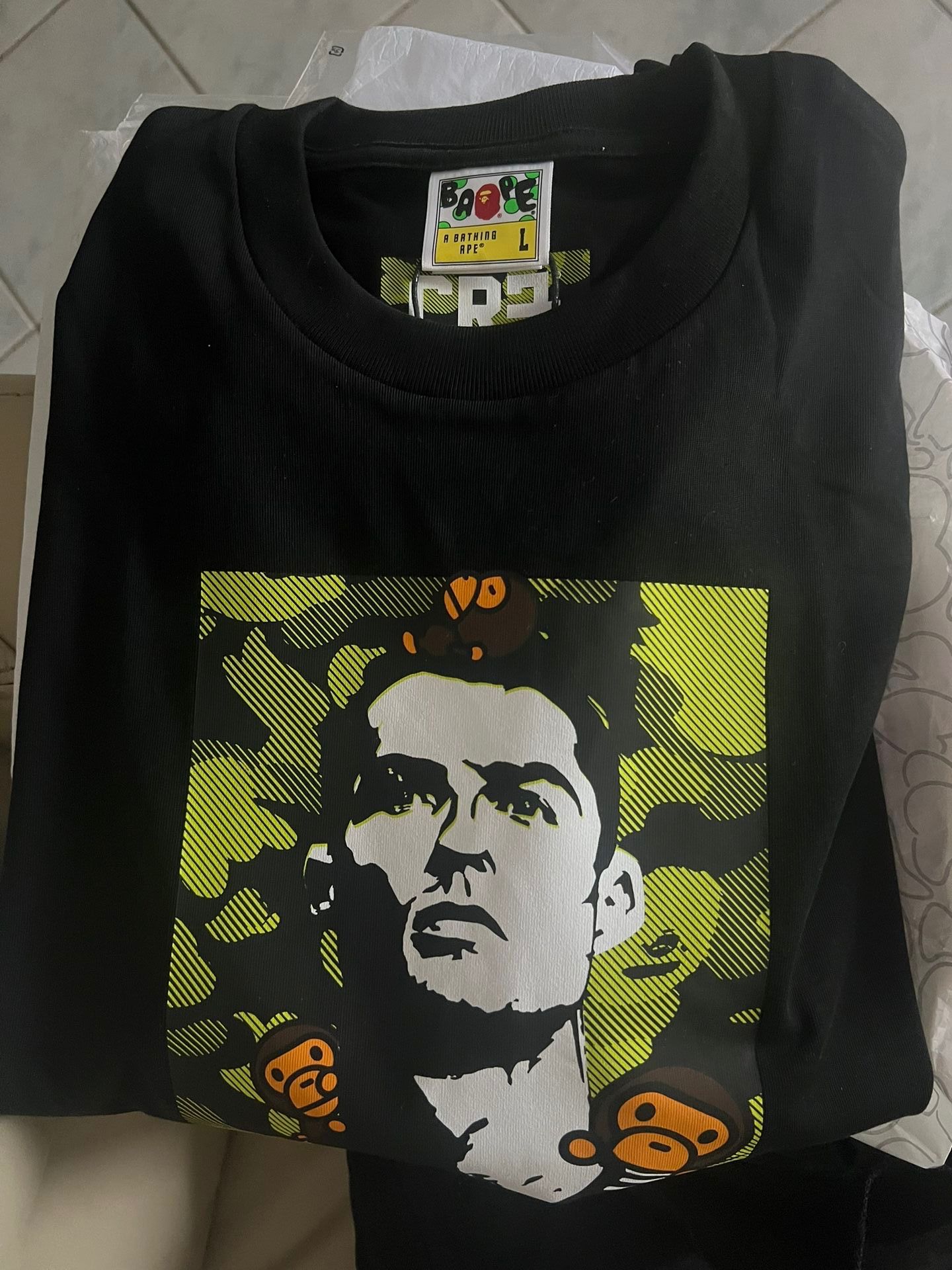 CR7 Bape Limited Edition T Shirt Black New With Tags 