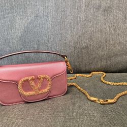 A pink Valentino bag