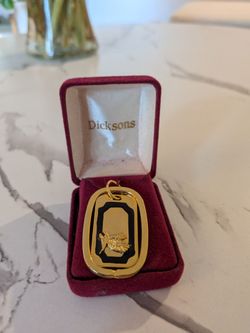 Dicksons Gold Angel Pendant Keychain