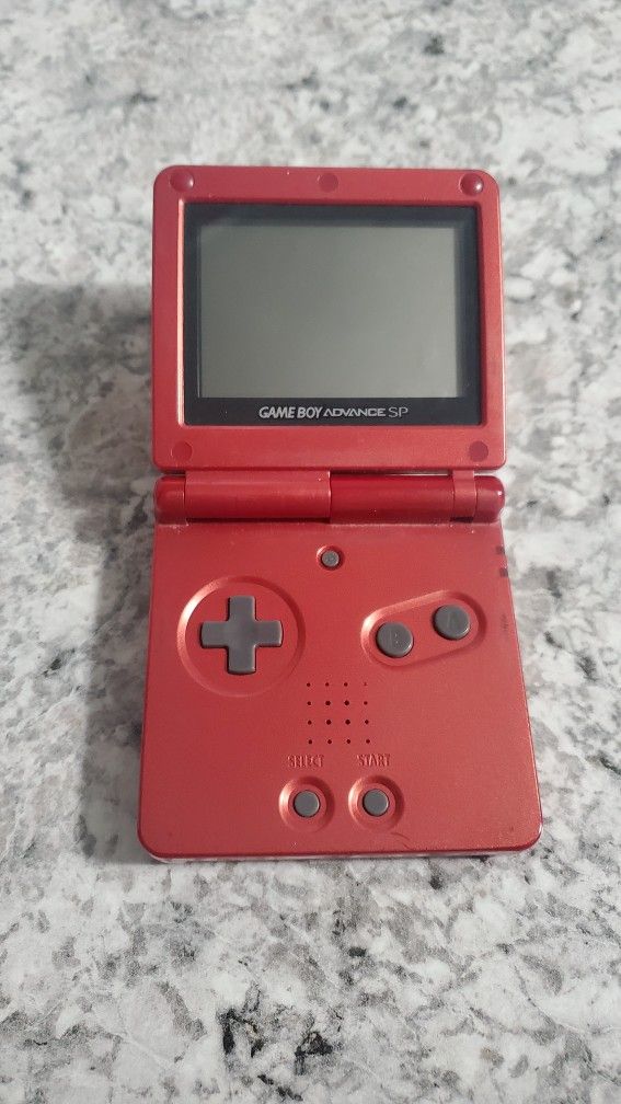 Gameboy Advance SP Flame Red