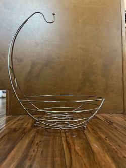 Fruit Basket Bowl With Banana Hanger