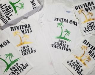 Family Vacation Shirts, Riviera Maya, Cancun, Mexico, etc. Contact me for details.