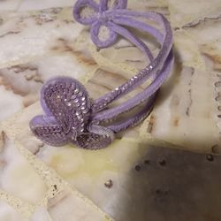 Lavender Sequined Butterfly Headband