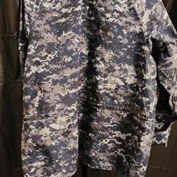 Navy Digi Parka