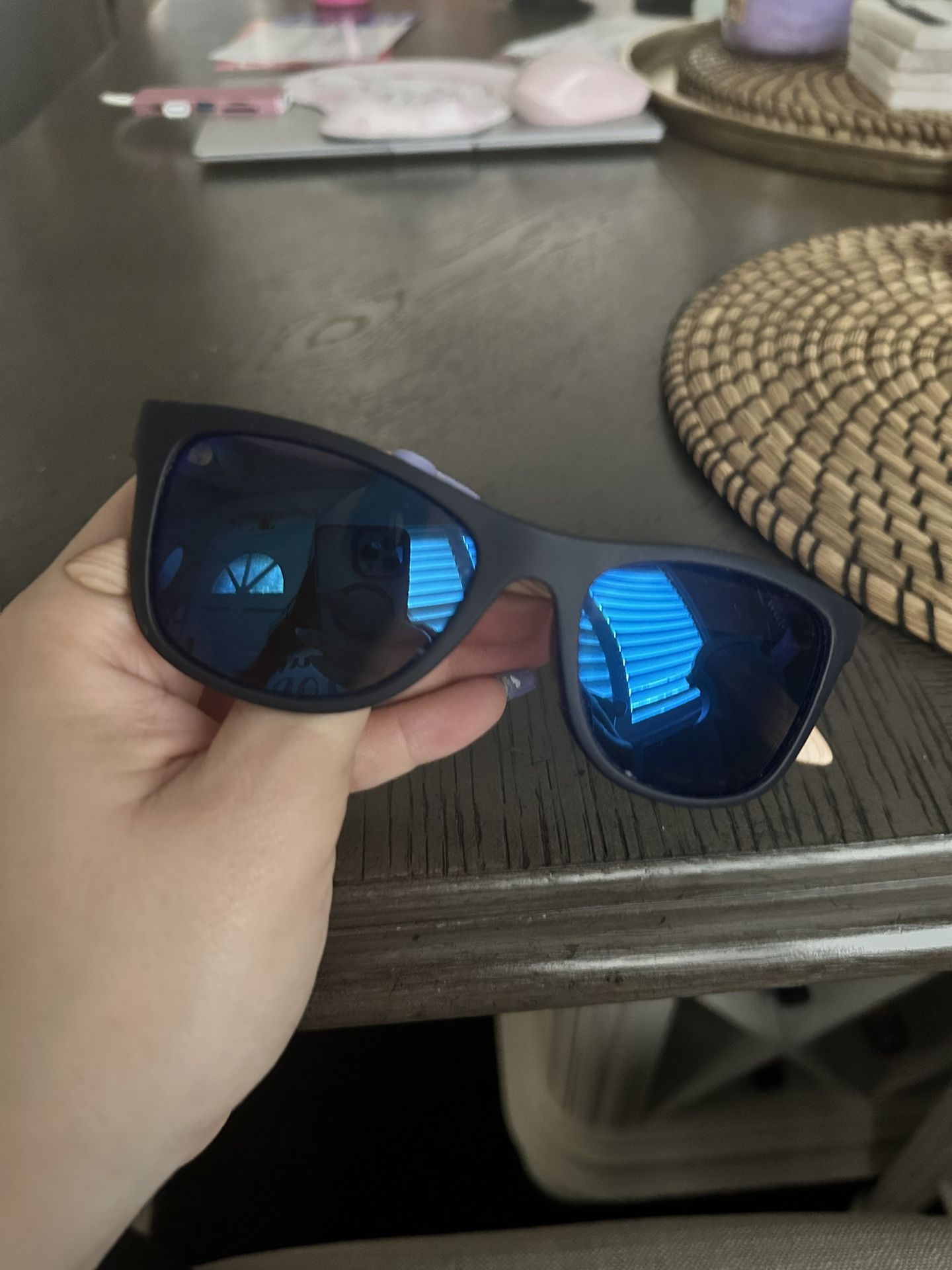 Panama Jack + Foster Grant Sunglasses Polarized | Blue Reflective Mirrored