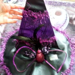 Halloween Spiderweb Witch Hat