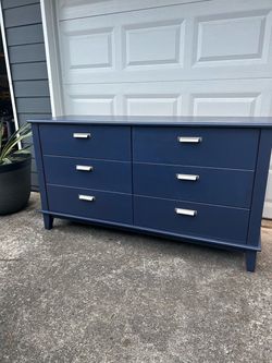 Solid wood lowboy dresser