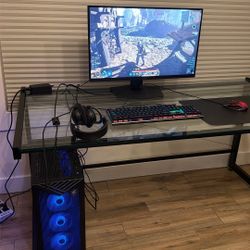 Computer Desk Glass 